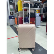 Чемодан 20 дюймов Travel Fashion Wave светло-розовый из полипропилена (ручная кладь)