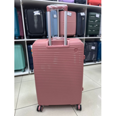 Чемодан 28 дюймов Luna розовый из полипропилена