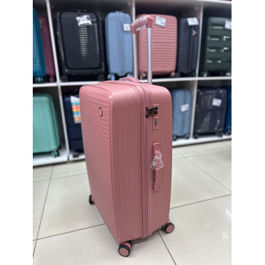 Чемодан 28 дюймов Luna розовый из полипропилена