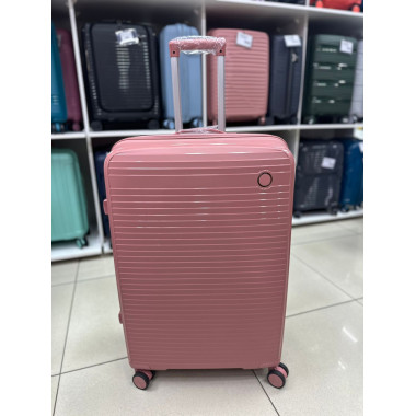 Чемодан 28 дюймов Luna розовый из полипропилена