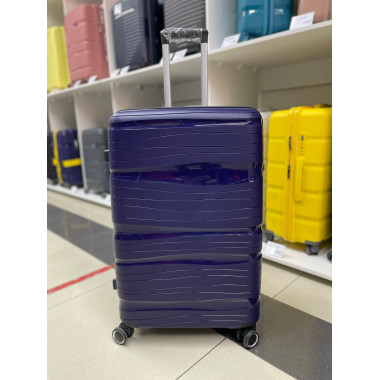 Чемодан 28 дюймов Travel Fashion фиолетовый с расширением из полипропилена