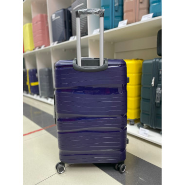 Чемодан 28 дюймов Travel Fashion фиолетовый с расширением из полипропилена