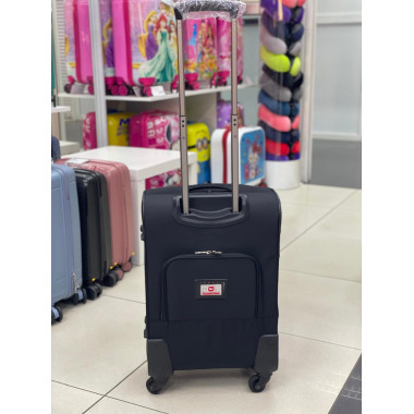 Чемодан тканевый Livings Bring 22 дюйма черный