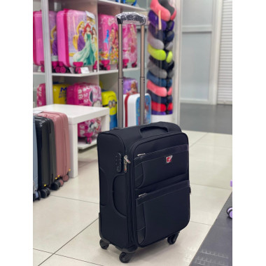 Чемодан тканевый Livings Bring 22 дюйма черный