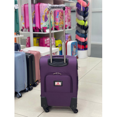 Чемодан тканевый Livings Bring 22 дюйма фиолетовый