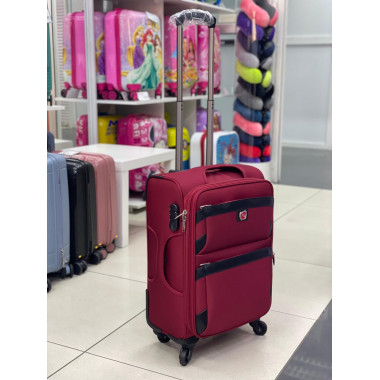 Чемодан тканевый Livings Bring 22 дюйма красный