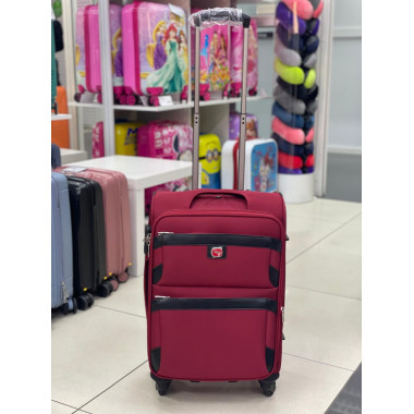 Чемодан тканевый Livings Bring 22 дюйма красный