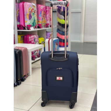 Чемодан тканевый Livings Bring 22 дюйма синий