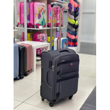 Чемодан тканевый Livings Bring 22 дюйма темно-серый