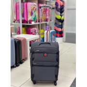 Чемодан тканевый Livings Bring 22 дюйма темно-серый