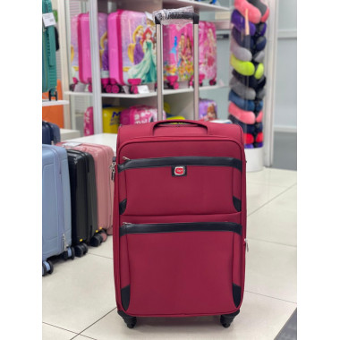 Чемодан тканевый Livings Bring 26 дюймов красный