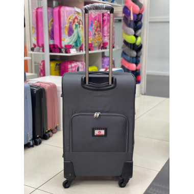 Чемодан тканевый Livings Bring 26 дюймов темно-серый