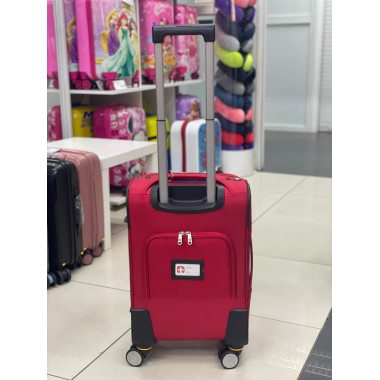 Чемодан тканевый Livings Plus 22 дюйма красный