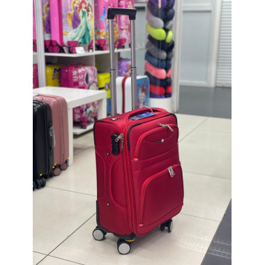 Чемодан тканевый Livings Plus 22 дюйма красный