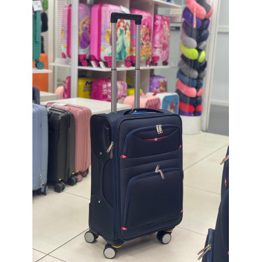 Чемодан тканевый Livings Plus 24 дюйма синий