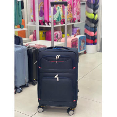 Чемодан тканевый Livings Plus 24 дюйма синий