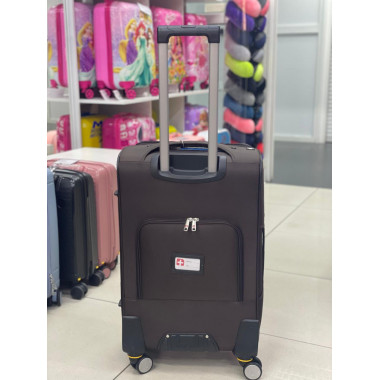 Чемодан тканевый Livings Plus 26 дюймов коричневый