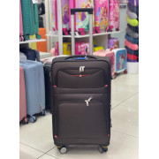 Чемодан тканевый Livings Plus 26 дюймов коричневый