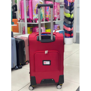 Чемодан тканевый Livings Plus 26 дюймов красный