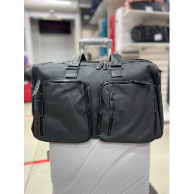 Дорожная сумка Экокожа серая (арт. 65486)