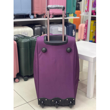 Дорожная сумка на колёсах "Kengulu standard" L фиолетовая
