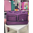 Дорожная сумка на колёсах "Kengulu standard" L фиолетовая