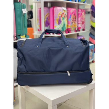 Дорожная сумка на колёсах "Kengulu standard" L синяя