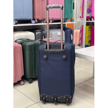 Дорожная сумка на колёсах "Kengulu standard" M синяя