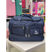 Дорожная сумка на колёсах "Kengulu standard" M синяя