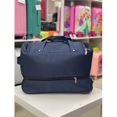 Дорожная сумка на колёсах "Kengulu standard" S синяя