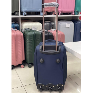 Дорожная сумка на колёсах "Kengulu standard" S синяя